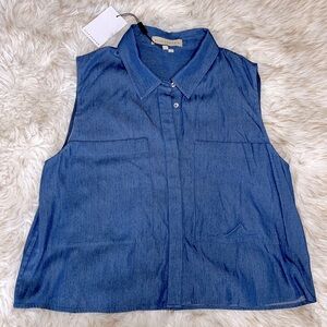 Elle Sasson denim top